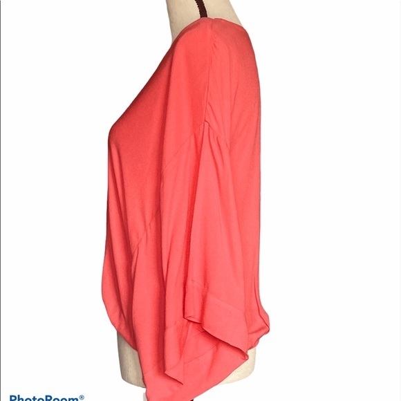 NWT Young Fabulous & Broke Tia Pink Wrap Blouse Sz XS - Picture 5 of 9